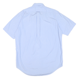 RALPH LAUREN Mens Blue & White Stripe Classic Fit Shirt M Button Down Casual