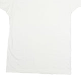 HANES Mens White Plain T-Shirt XL Short Sleeve Crew Neck Cotton Casual Basic