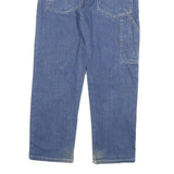 DICKIES Mens Jeans Blue Regular Straight Denim Medium W32 L27 Workwear Zip