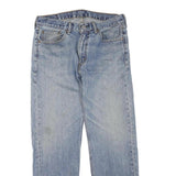 LEVI'S 505 Mens Jeans Blue Regular Straight Denim Medium W33 L32 Classic Zip
