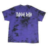 TRIPPK REDD Mens Blue & Black Graphic T-Shirt XL Short Sleeve Crew Neck Printed