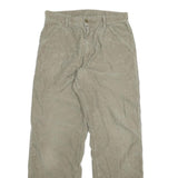 CARHARTT Mens Jeans Beige Relaxed Straight Cotton Blend W30 L30 Casual Workwear