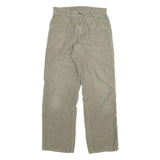 CARHARTT Mens Jeans Beige Relaxed Straight Cotton Blend W30 L30 Casual Workwear