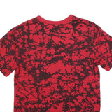 NBA Mens Red Black Chicago Bulls Graphic T-Shirt L Short Sleeve Crew Neck