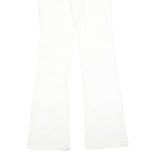 ARMOR JEANS Womens Jeans White Slim Flared Denim W28 L34 Cotton Blend Zip