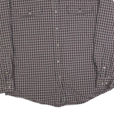 CARHARTT Mens Black & Red Checked Shirt L Workwear Casual Long Sleeve Cotton
