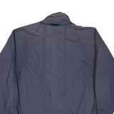 LIBERTY Mens Blue & Green Cotton Blend Zip Jacket XL Casual Outdoor Lightweight