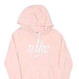 NIKE Womens Pink Hoodie XS Cotton Blend Casual Sportswear Fashion