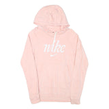 NIKE Womens Pink Hoodie XS Cotton Blend Casual Sportswear Fashion