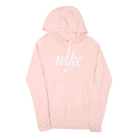 NIKE Womens Pink Hoodie XS Cotton Blend Casual Sportswear Fashion