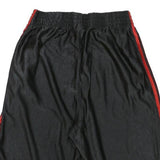 ADIDAS Mens Shorts Black & Red Sports Casual L L W24 Polyester Blend