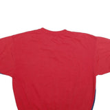 TRENT SPORT Womens Red & Navy Pullover Crew Neck 2XL Colour Block Sweatshirt