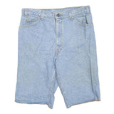 LEVI'S Mens Denim Blue Shorts XL W38 Casual Cotton Blend Classic Fit