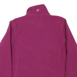BERGHAUS Womens Purple Jacket S Polyester Blend Plain Zip Outdoor Lightweight