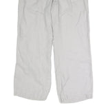 INC Womens Linen Relaxed Wide-Leg Trousers White W30 L29 Casual Summer Style