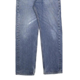LEVI'S 505 Mens Jeans Blue Cotton Blend Regular Straight Medium W36 L32 Zip