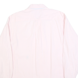 TOMMY HILFIGER Mens Pink Long Sleeve Shirt L Button Down Cotton Classic Fit