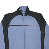 LOTTO Mens Blue & Black Zip Jacket XL Polyester Blend Plain Casual Sportswear