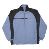 LOTTO Mens Blue & Black Zip Jacket XL Polyester Blend Plain Casual Sportswear