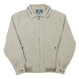 KINGFIELD Mens Beige Zip Jacket M Polyester Blend Casual Lightweight Classic