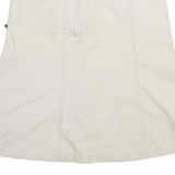 INFLUENCE Womens Cream Cotton Blend A-Line Knee Length Woven Skirt L Embroidery