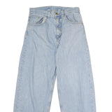 CARHARTT Mens Jeans Light Blue Regular Straight Denim W28 L26 Zip Casual Wear