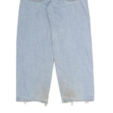 CARHARTT Mens Jeans Light Blue Regular Straight Denim W28 L26 Zip Casual Wear