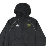 ADIDAS Mens Black FHS Volleyball Nylon Jacket S Zip Hooded Sportswear
