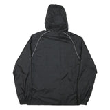 ADIDAS Mens Black FHS Volleyball Nylon Jacket S Zip Hooded Sportswear