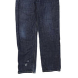 CARHARTT Mens Regular Fit Blue Denim Jeans W33 L32 Zip Closure Classic Workwear