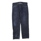 CARHARTT Mens Regular Fit Blue Denim Jeans W33 L32 Zip Closure Classic Workwear