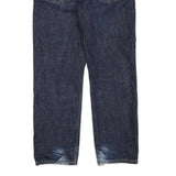 CARHARTT Mens Regular Fit Blue Denim Jeans W33 L32 Zip Closure Classic Workwear