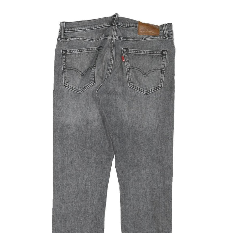 LEVI'S 511 Mens Jeans Grey Slim Skinny Denim Medium W32 L31 Stretch Zip