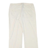 TWIK Womens Linen Cream Regular Fit Straight Leg Trousers W30 L32 Casual Summer