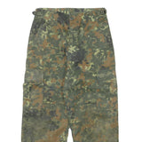 MIL-TEC Womens Cotton Blend Camouflage Relaxed Cargo Trousers W26 L23 Military