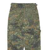 MIL-TEC Womens Cotton Blend Camouflage Relaxed Cargo Trousers W26 L23 Military
