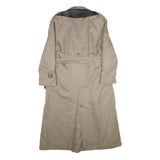 Womens Beige Polyester Blend Jacket UK 10 Button Closure Classic Fit Tartan