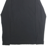 ADIDAS Mens Black & Green Valparaiso Basketball Long Sleeve Crew Neck T-Shirt L