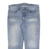 LEVI'S 514 Classic Mens Jeans Blue Classic Straight Denim Medium W38 L27 Faded