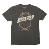 HARD ROCK CAFE Womens Black Graphic T-Shirt M Short Sleeve Crew Neck Cotton