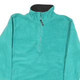 CHEETAH Mens Blue Jacket S Polyester Blend Plain Zip Casual Outdoor Warm