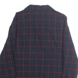 TOMMY HILFIGER Womens Blue & Red Checked Cotton Shirt L Long Sleeve Casual