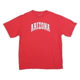 CHAMPION Mens Red Arizona T-Shirt XL Short Sleeve Crew Neck Casual Cotton