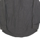 FIELD & STREAM Mens Grey Cotton Blend Shirt L Button Front Workwear Casual