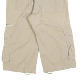 MARLBORO Mens Shorts Beige Cargo M W31 Utility Pockets Cotton Blend