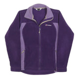 BERGHAUS Womens Purple & Lavender Fleece Jacket M Polyester Zip Outdoor Casual