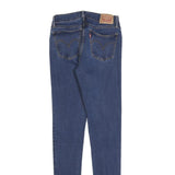 LEVI'S 710 Womens Jeans Blue Slim Skinny Denim W28 L32 Stretch Cotton Blend
