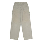 CARHARTT Mens Cotton Beige Regular Straight Trousers W26 L29 Workwear Casual