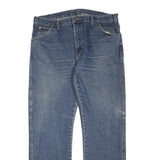 DICKIES Mens Blue Regular Fit Straight Denim Jeans W38 L32 Classic Zip Closure