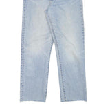 LEVI'S Womens Regular Fit Straight Light Blue Denim Jeans W28 L25 Button
